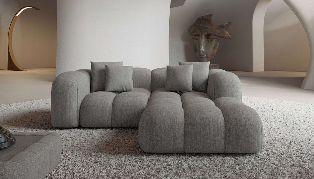 Mini Stoff Ecksofa Formentera L-Form