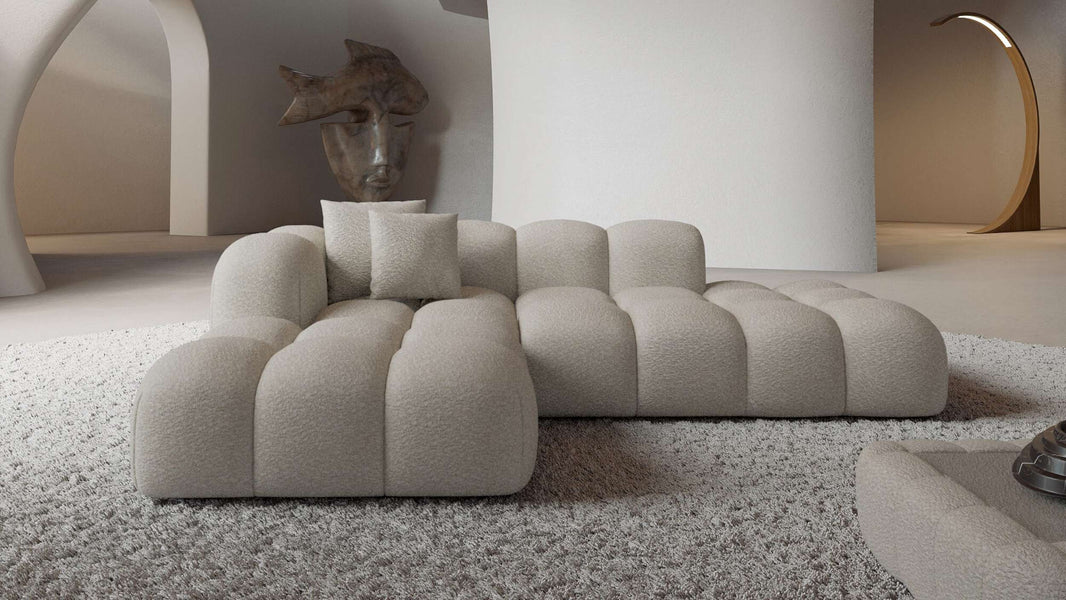 Stoff Ecksofa Formentera Lounge L-Form