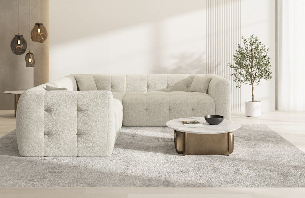 Stoff Ecksofa Sevilla L-Form