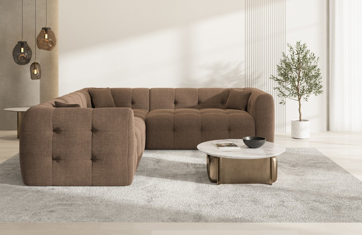 Ecksofa Sevilla Stoff L-Form