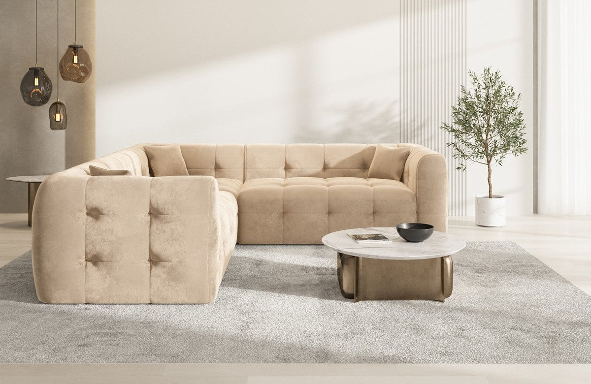 Ecksofa Sevilla Stoff L-Form