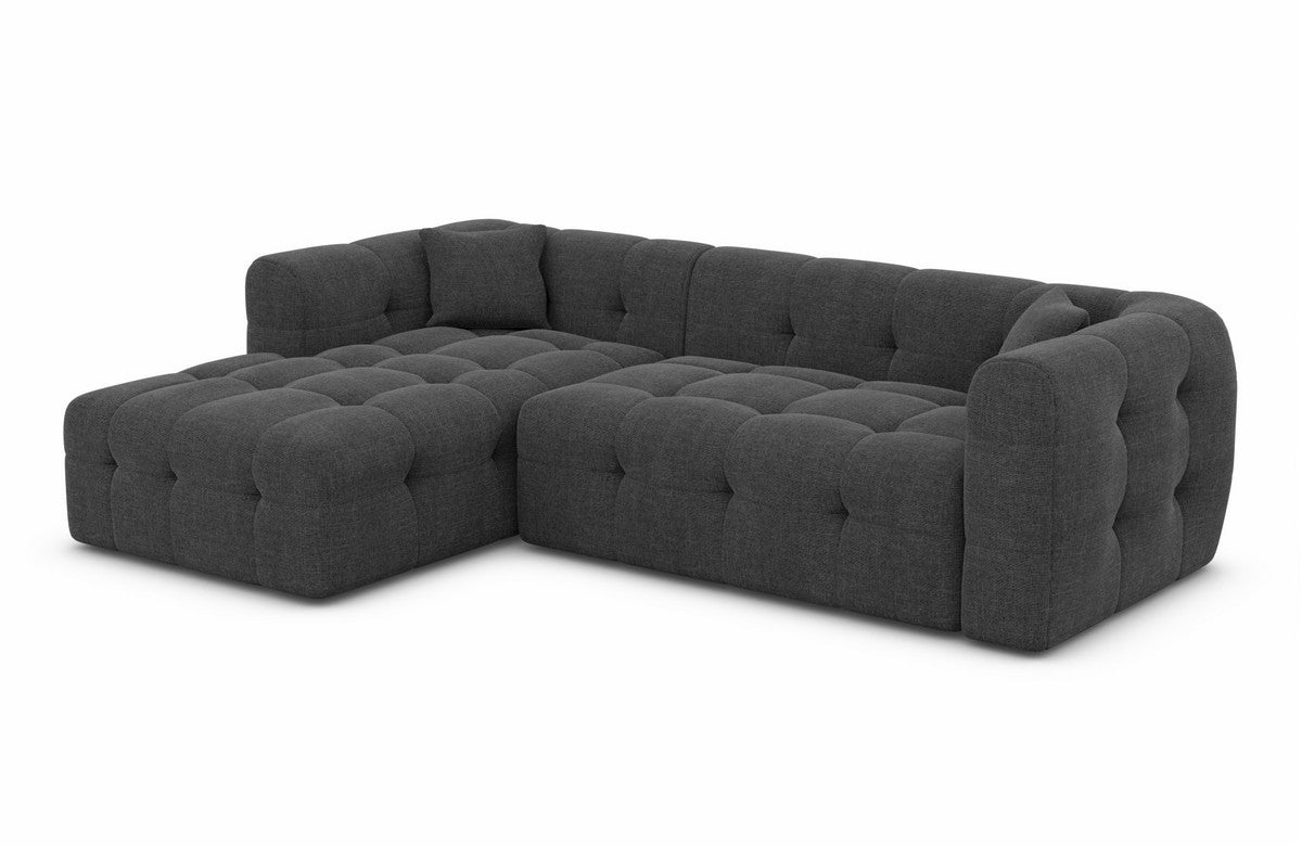Stoff Ecksofa Sevilla L-Form Kurz