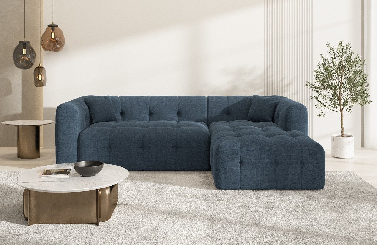 Stoff Ecksofa Sevilla L-Form Kurz