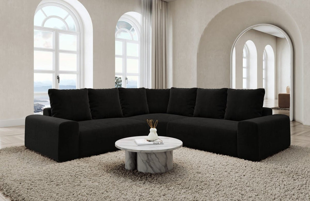 Couch Gomera L-Form in Stoff