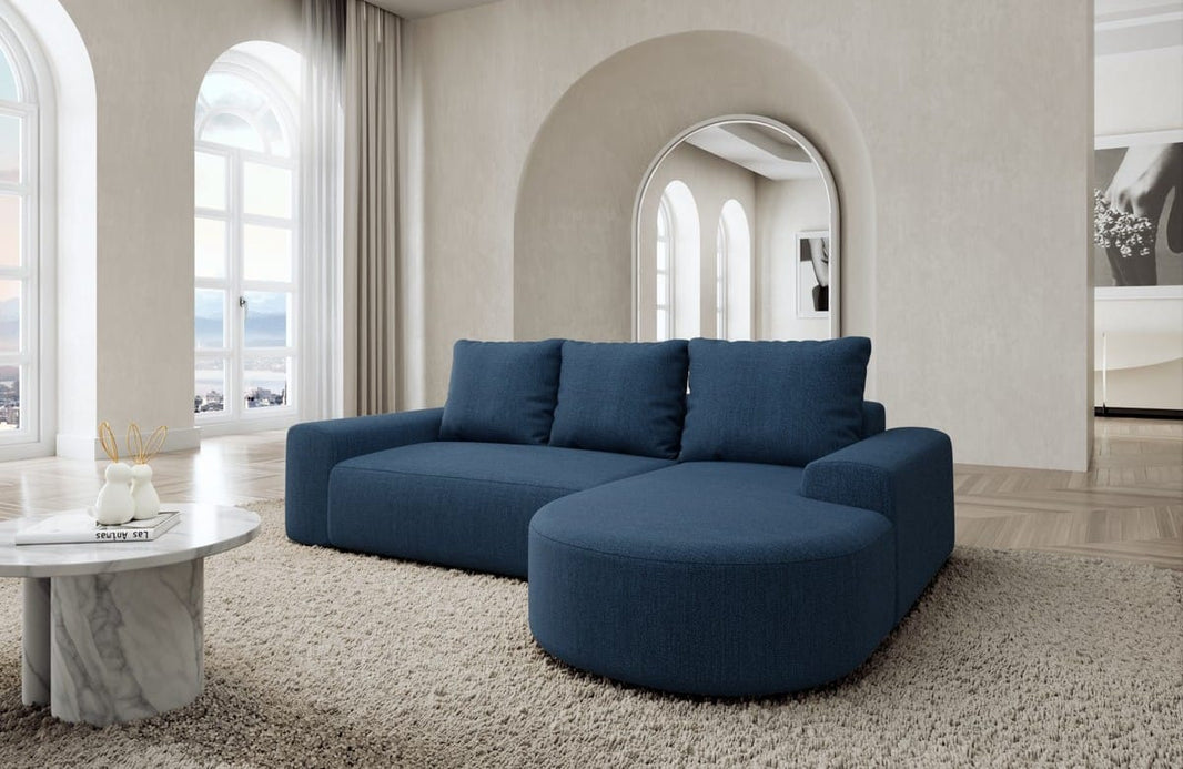 Stoff Ecksofa Gomera L-Form Kurz