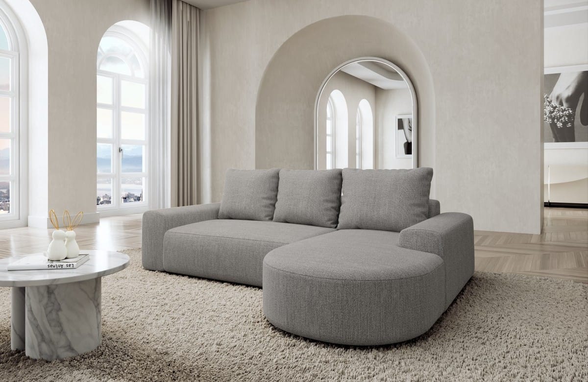 Couch Gomera L Form Stoff