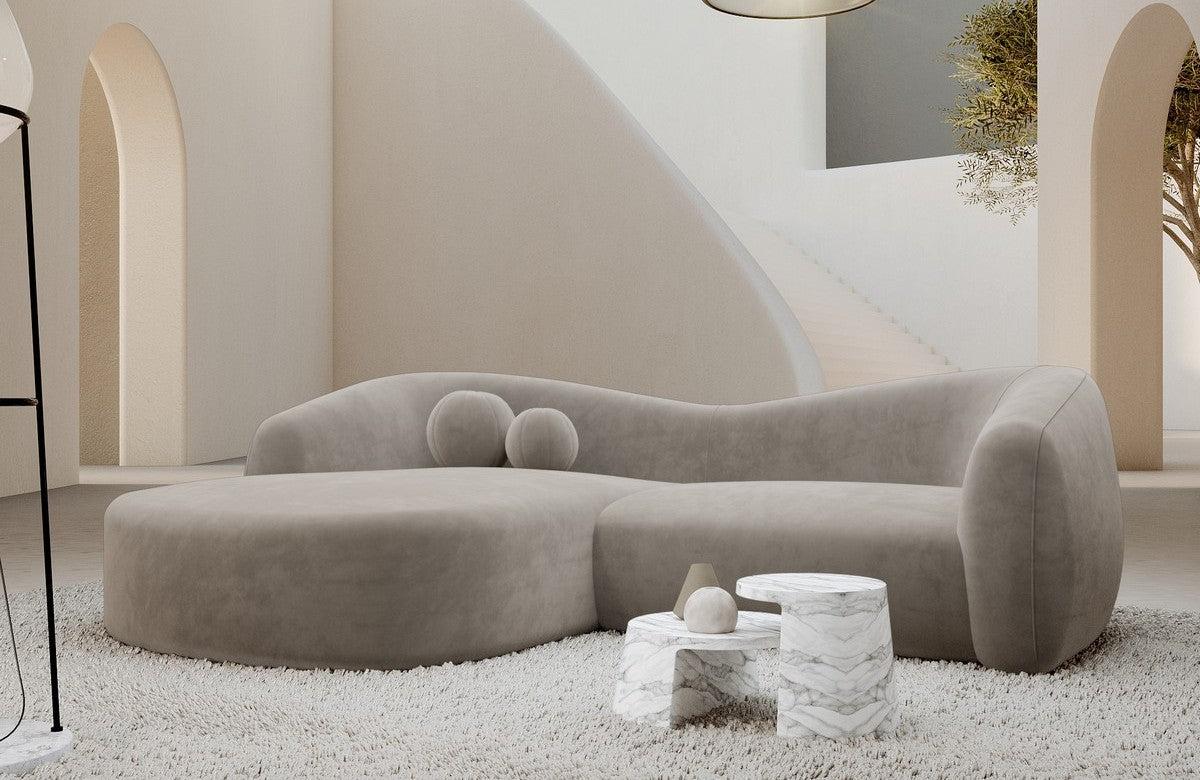 Stoff Ecksofa Murcia L-Form Kurz