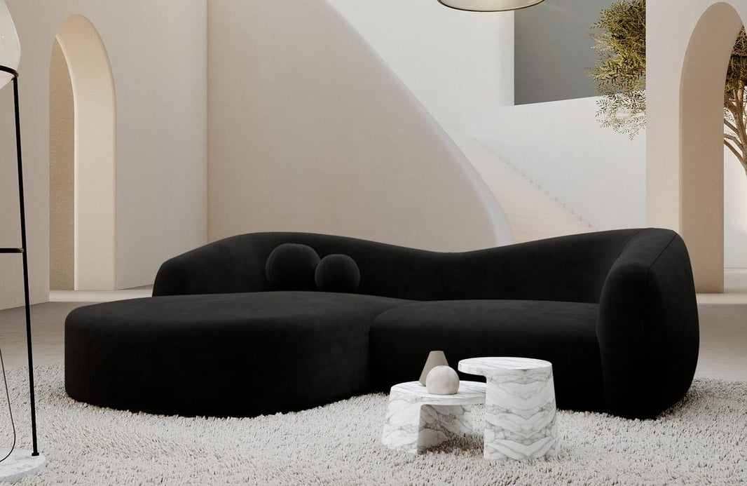 Ecksofa Murcia L-Form aus Stoff
