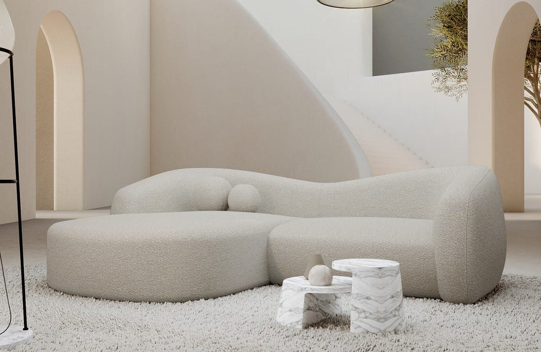 Ecksofa Murcia L-Form aus Stoff