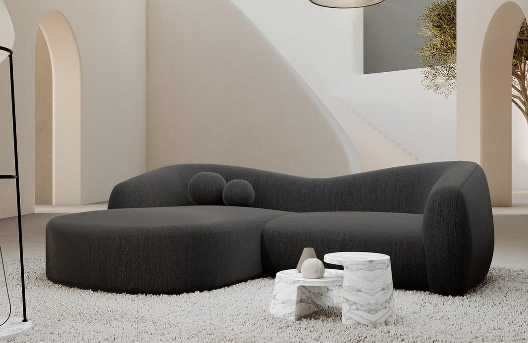 Ecksofa Murcia L-Form aus Stoff