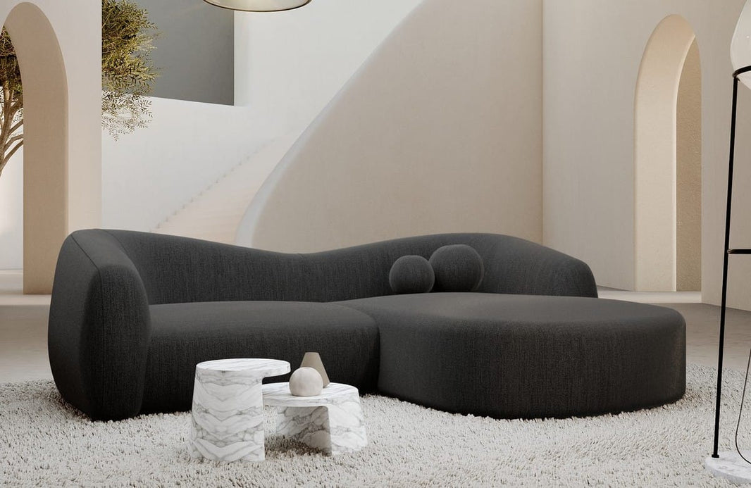 Ecksofa Murcia L-Form aus Stoff