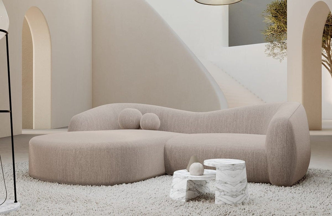 Ecksofa Murcia L-Form aus Stoff