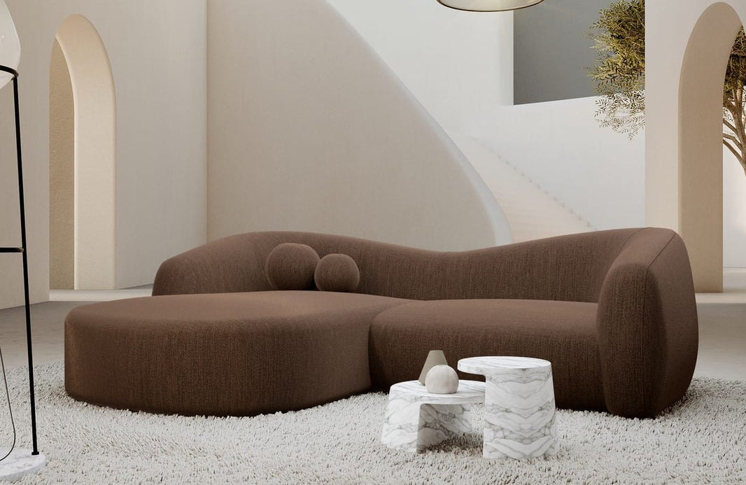 Ecksofa Murcia L-Form aus Stoff