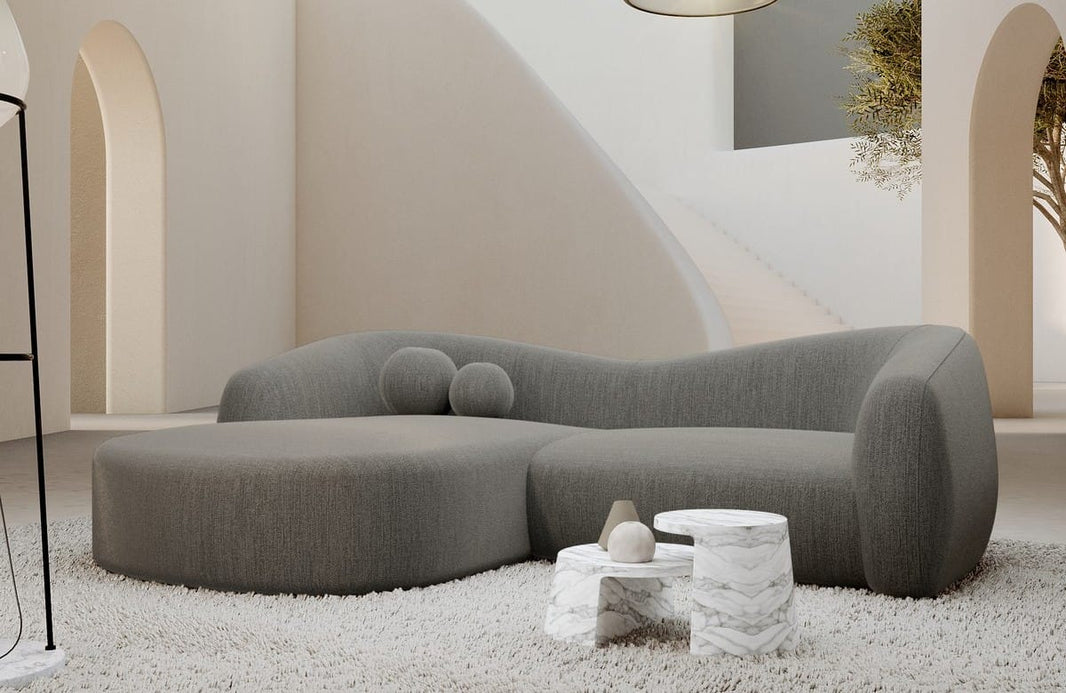 Ecksofa Murcia L-Form aus Stoff