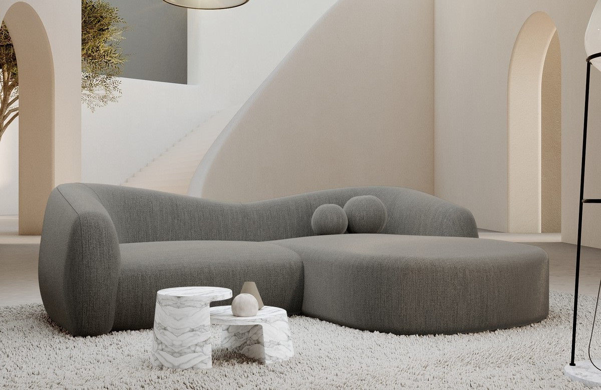 Stoff Ecksofa Murcia L-Form Kurz
