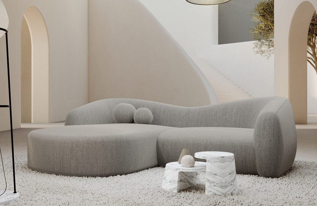 Ecksofa Murcia L-Form aus Stoff
