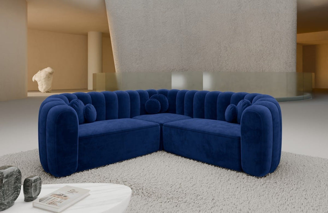 Stoff Ecksofa Almeria L-Form