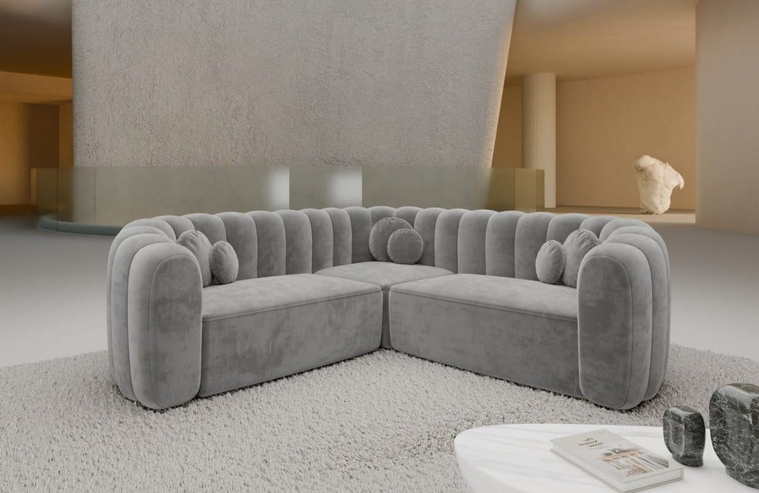 Stoff Ecksofa Almeria L-Form