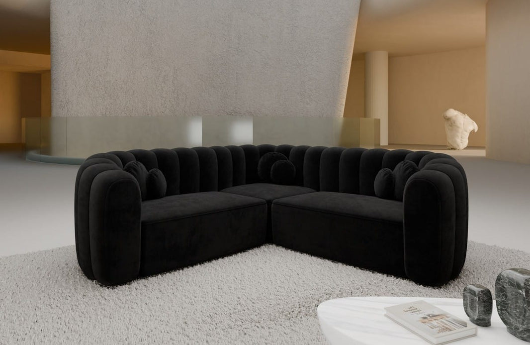 Stoff Ecksofa Almeria L-Form