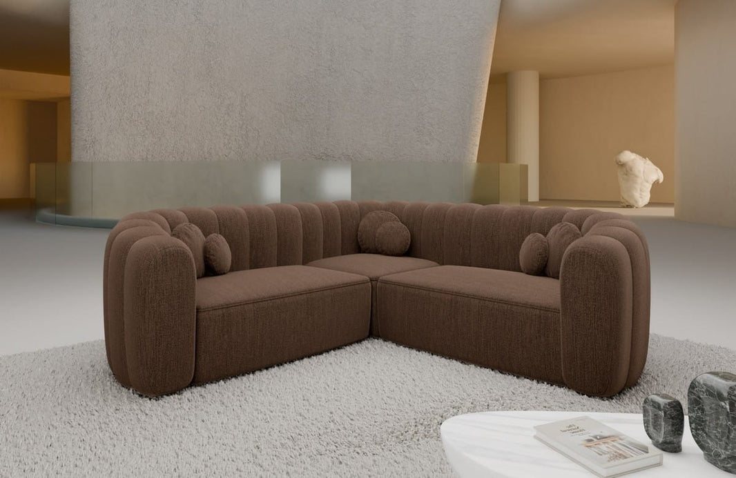 Stoff Ecksofa Almeria L-Form