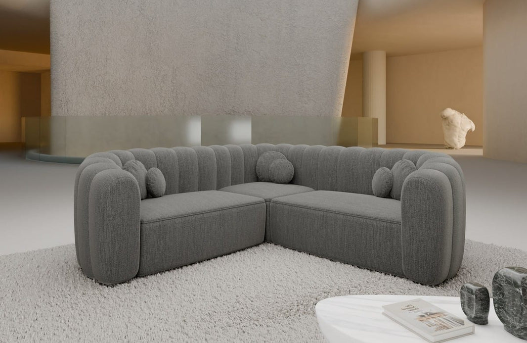 Stoff Ecksofa Almeria L-Form