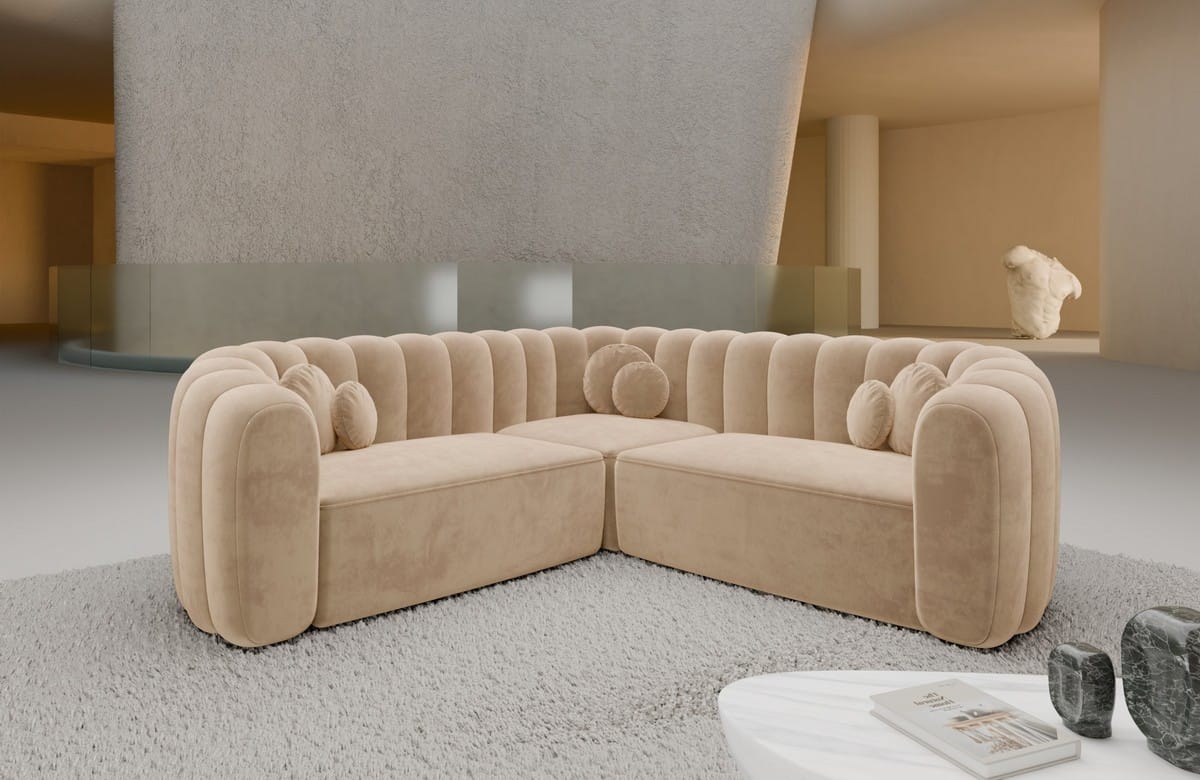 Stoff Ecksofa Almeria L Form