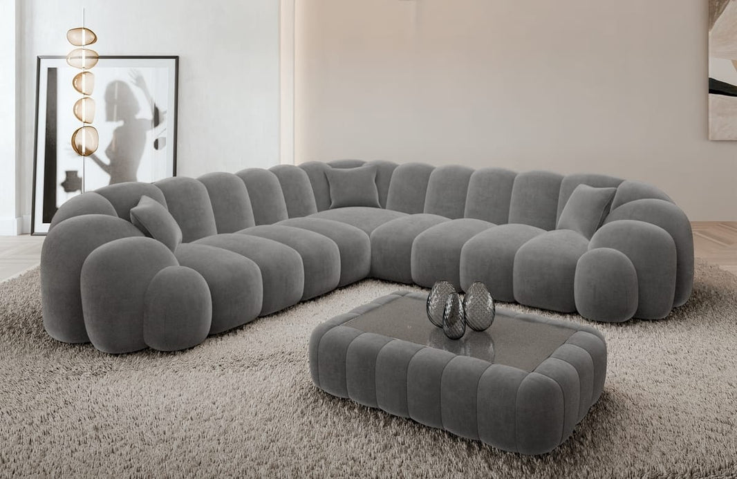 Ecksofa Rajada L-Form aus Stoff