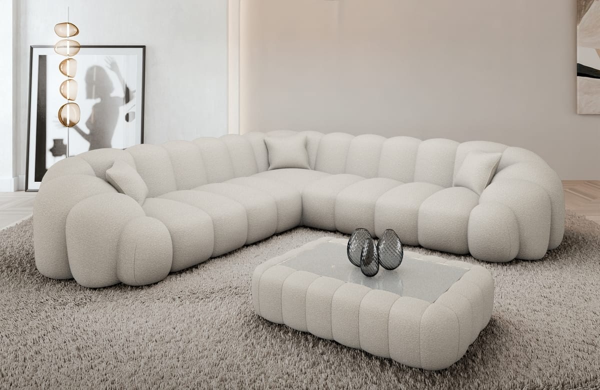 Ecksofa Rajada L-Form Stoff