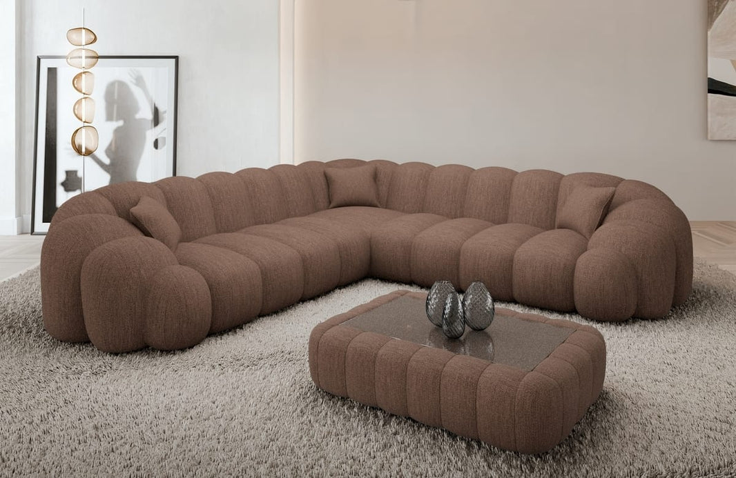 Ecksofa Rajada L-Form aus Stoff