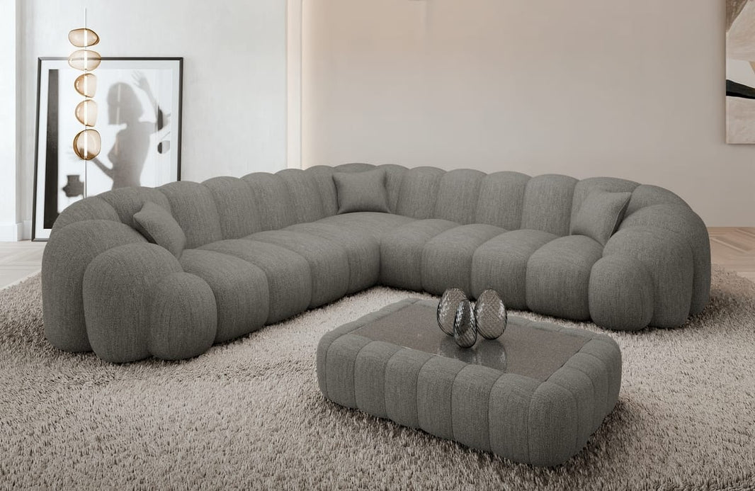 Ecksofa Rajada L-Form aus Stoff