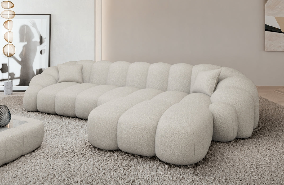 Stoff Ecksofa Rajada L-Form Kurz