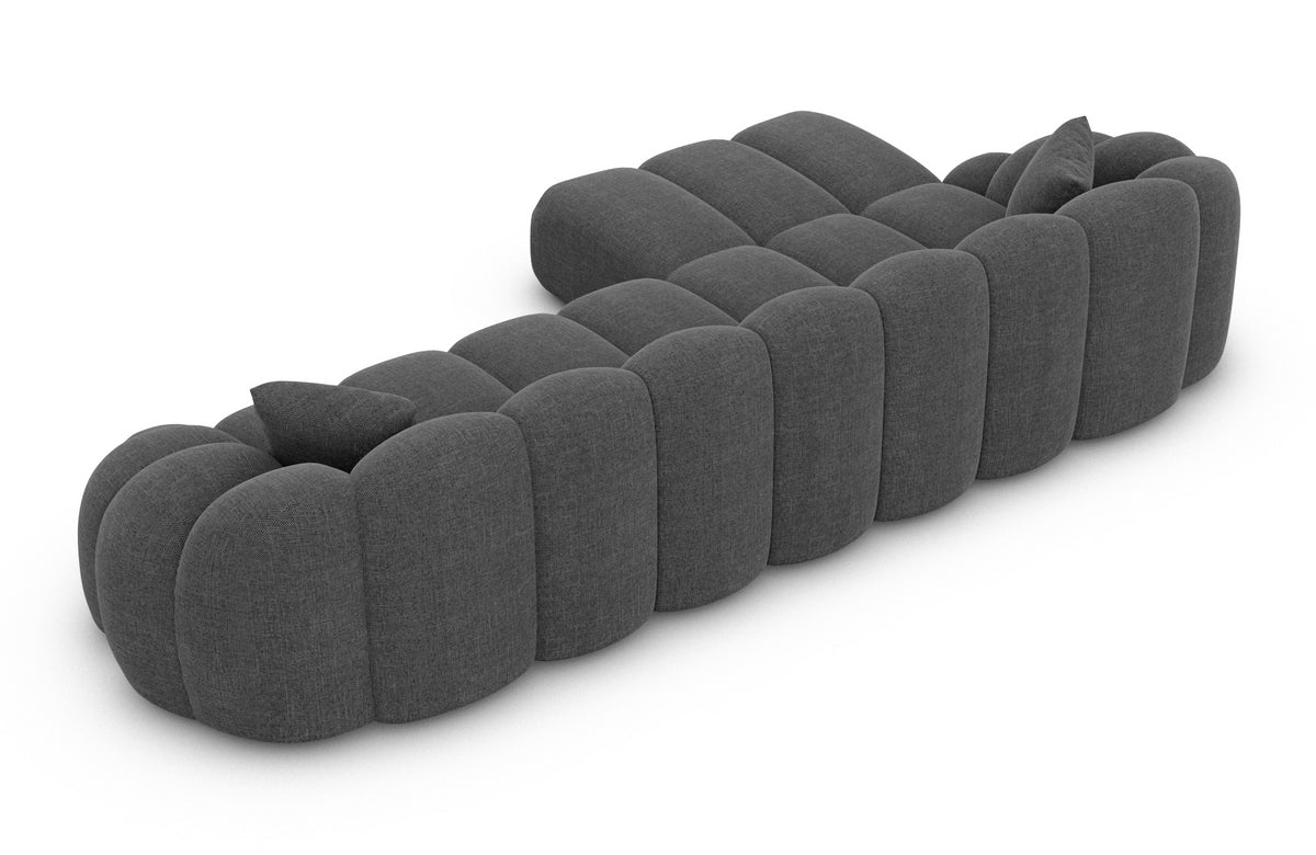 Stoff Ecksofa Rajada L-Form Kurz