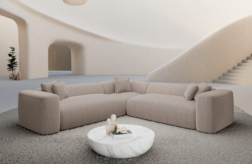 Ecksofa Alcudia L-Form Stoff