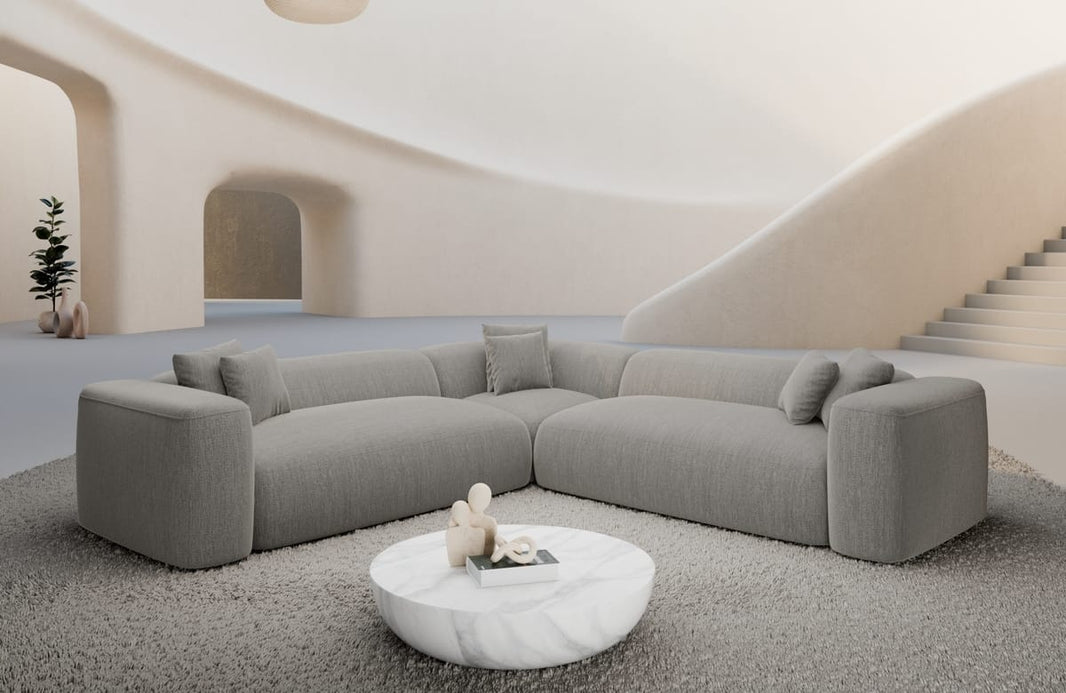 Stoff Ecksofa Alcudia L-Form