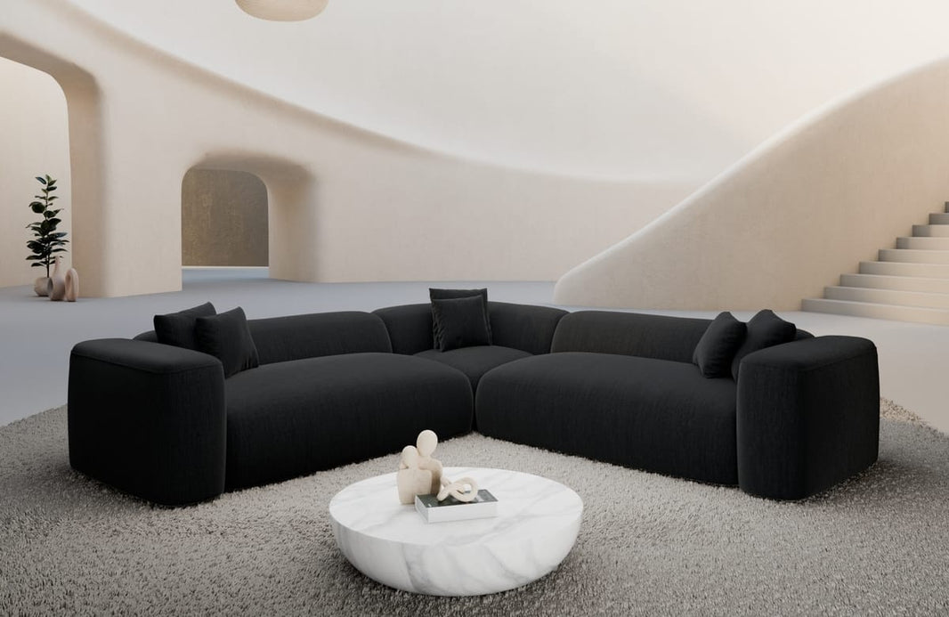 Stoff Ecksofa Alcudia L-Form