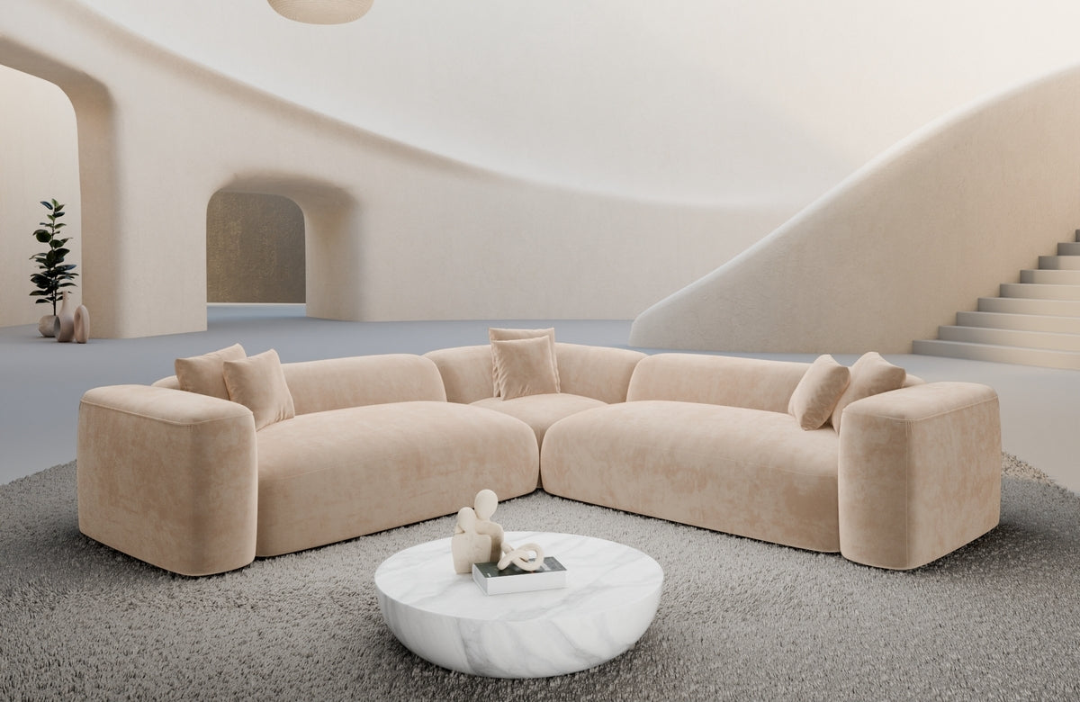 Ecksofa Alcudia L-Form Stoff