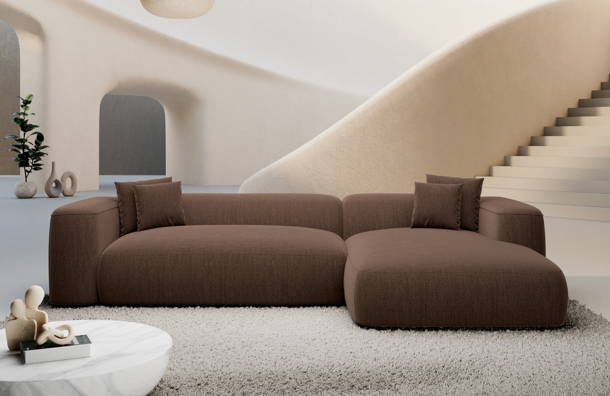 Eckcouch Alcudia L-Form Kurz Stoff