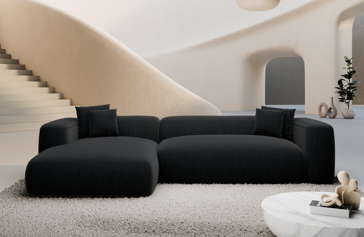 Eckcouch Alcudia L-Form Kurz Stoff