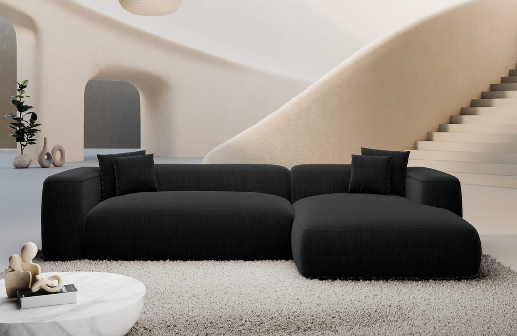 Eckcouch Alcudia L-Form Kurz Stoff