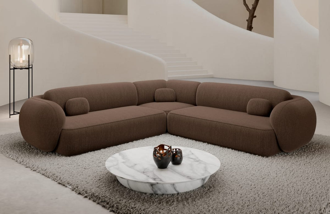 Couch Altea L Form in Stoff