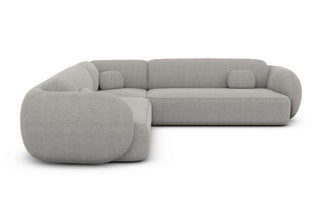 Couch Altea L-Form in Stoff Hellgrau
