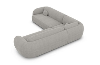 Couch Altea L-Form in Stoff Hellgrau