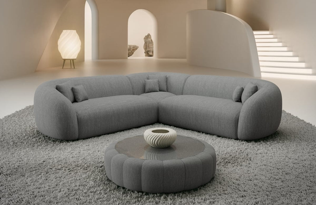 Stoff Ecksofa Sorelia L-Form