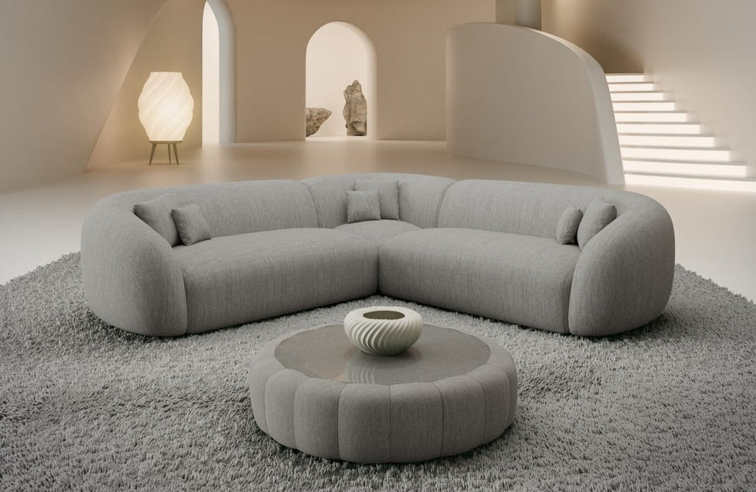 Stoff Ecksofa Sorelia L-Form