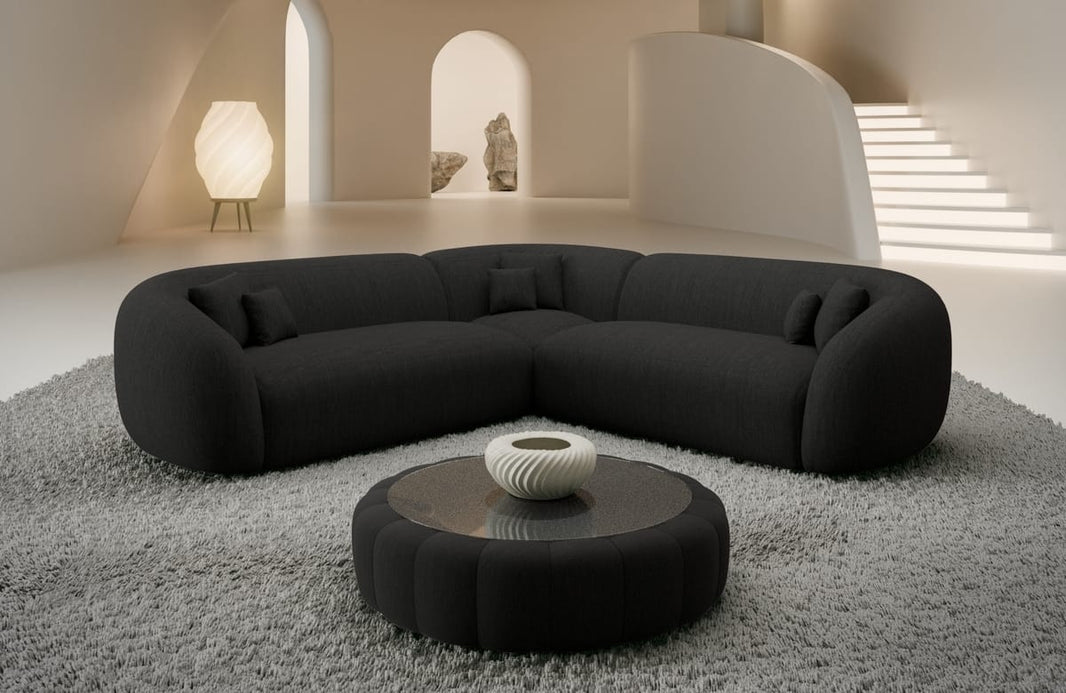Stoff Ecksofa Sorelia L-Form