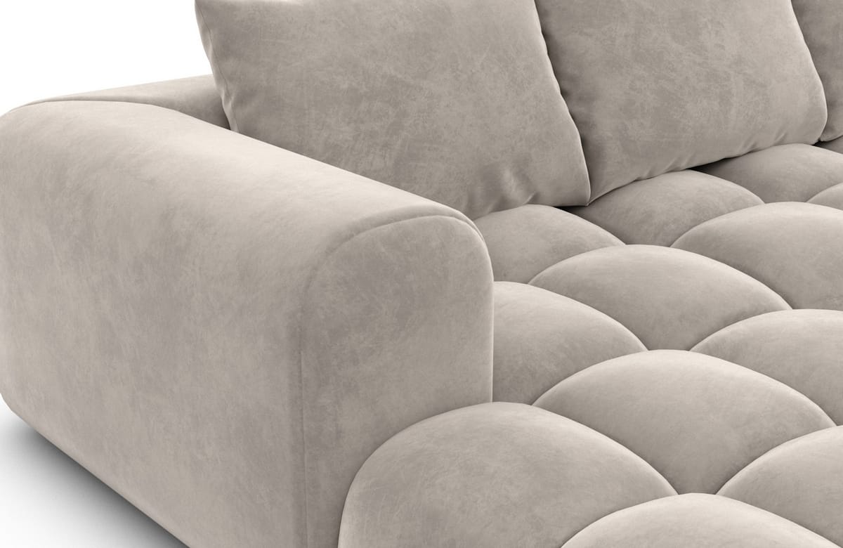 Stoff Ecksofa Casaluna L-Form Sand