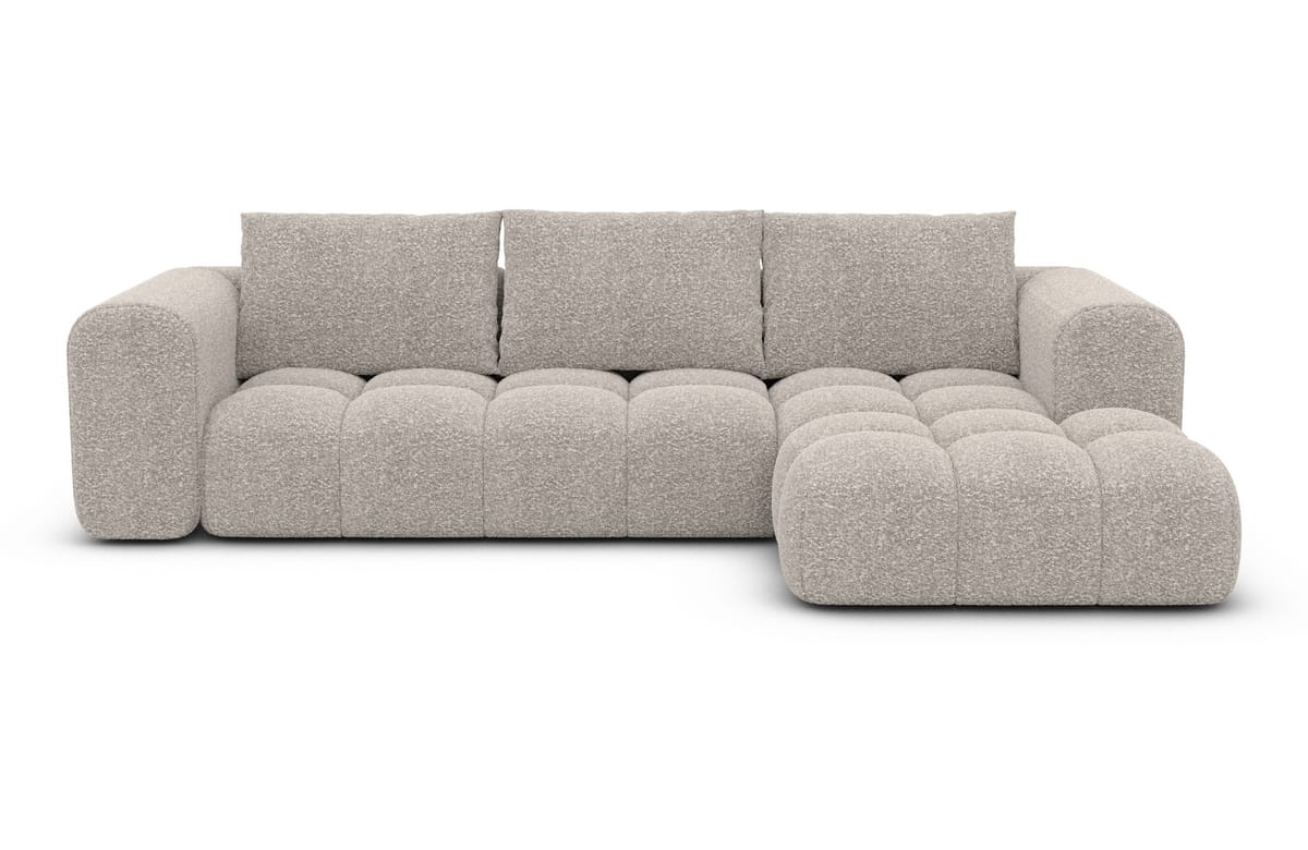 Stoff Ecksofa Casaluna L-Form Pearl