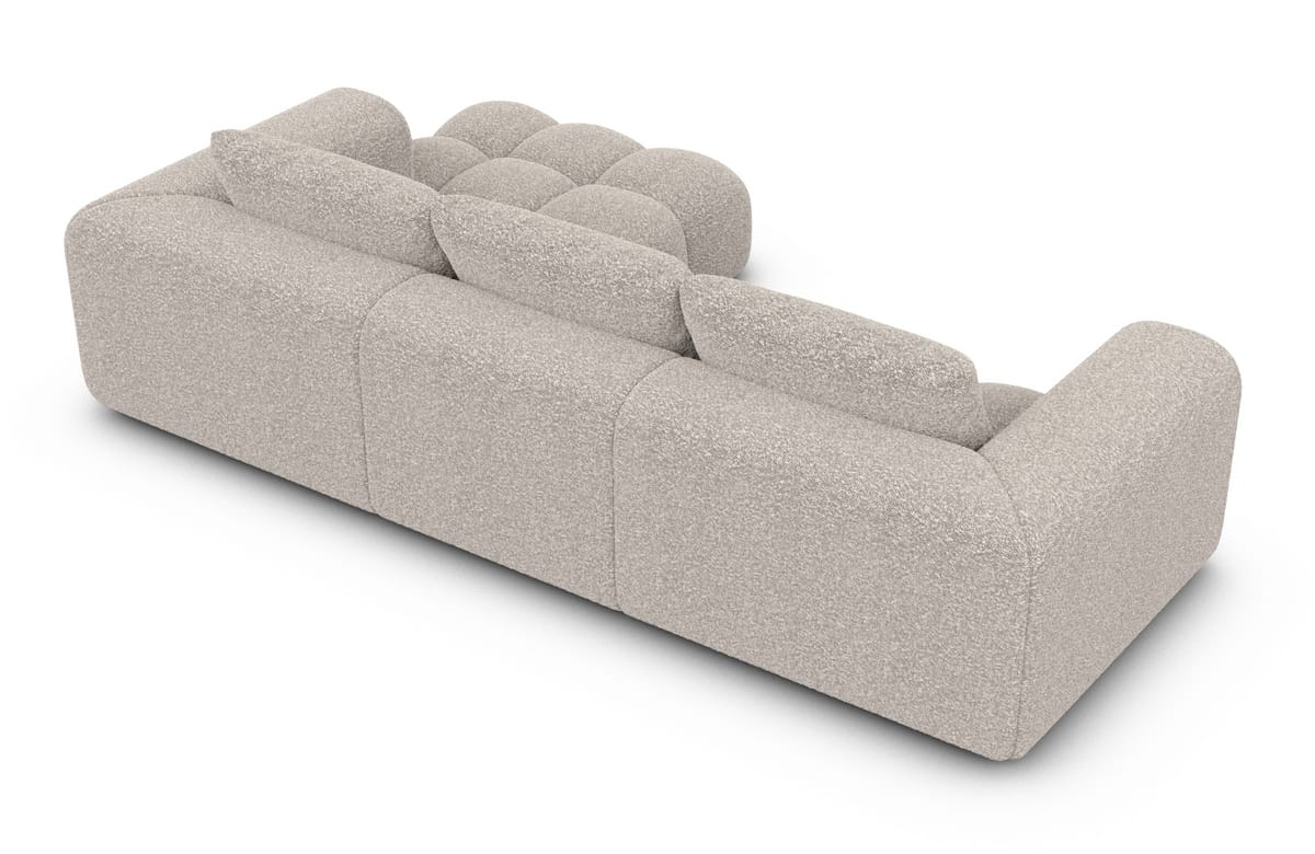 Stoff Ecksofa Casaluna L-Form Pearl