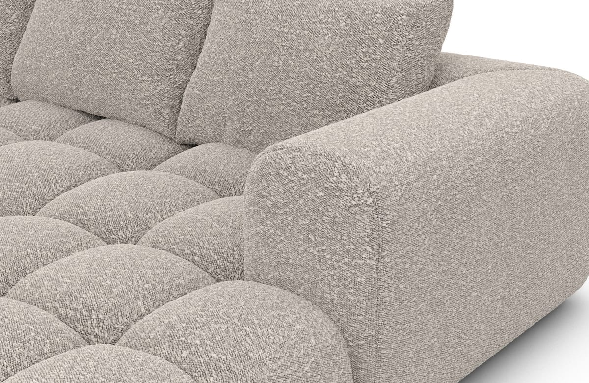 Stoff Ecksofa Casaluna L-Form Pearl