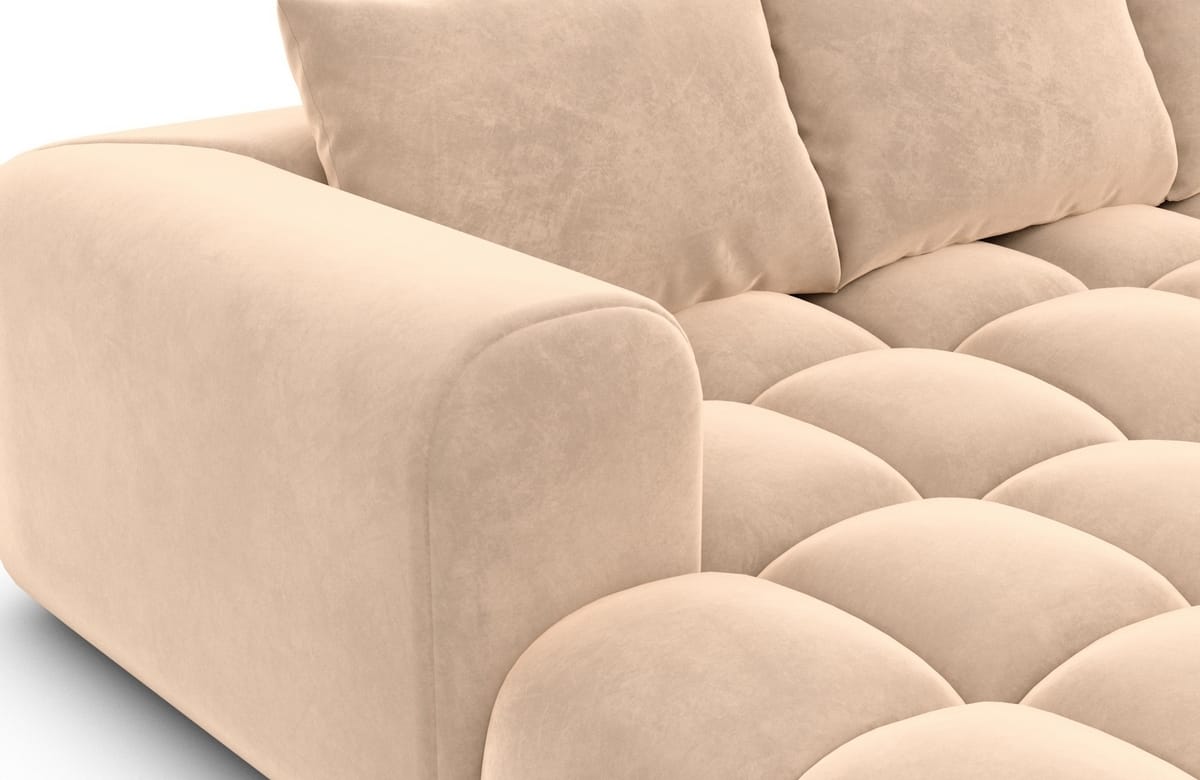 Stoff Ecksofa Casaluna L-Form Beige